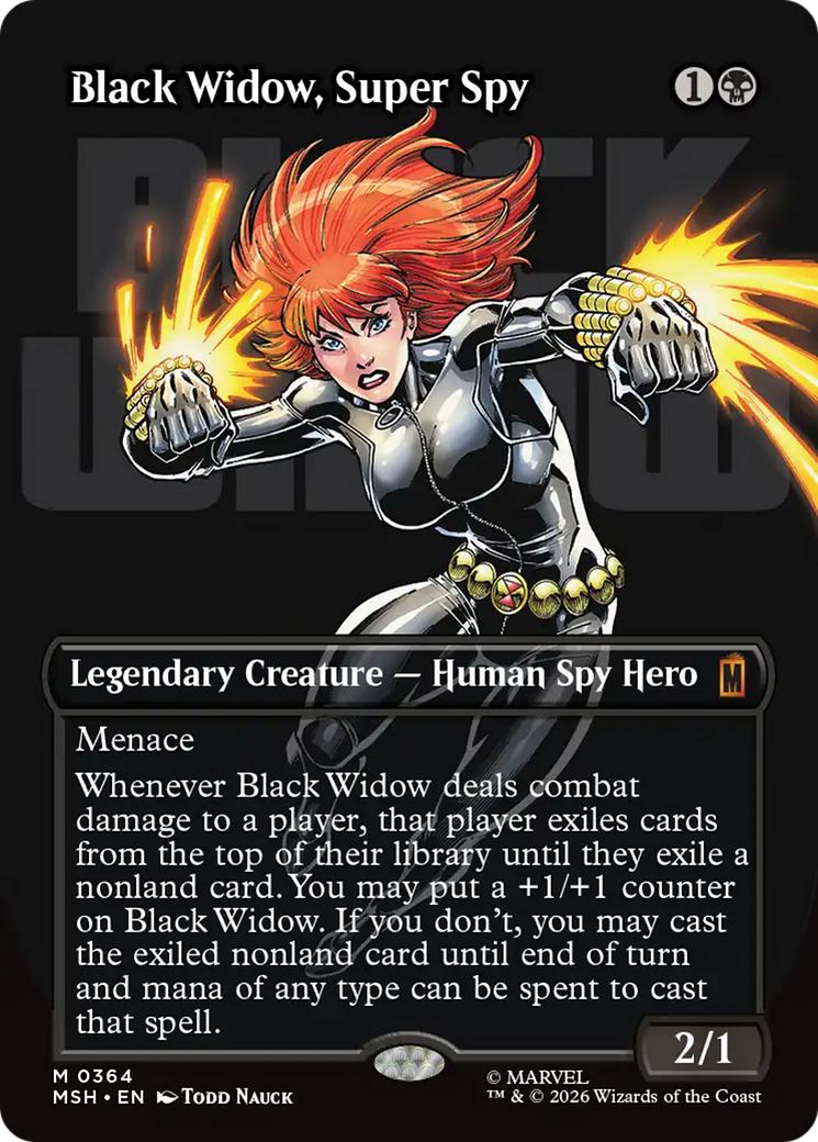 Black Widow, Super Spy (Logo Art Foil) | Magic Madhouse
