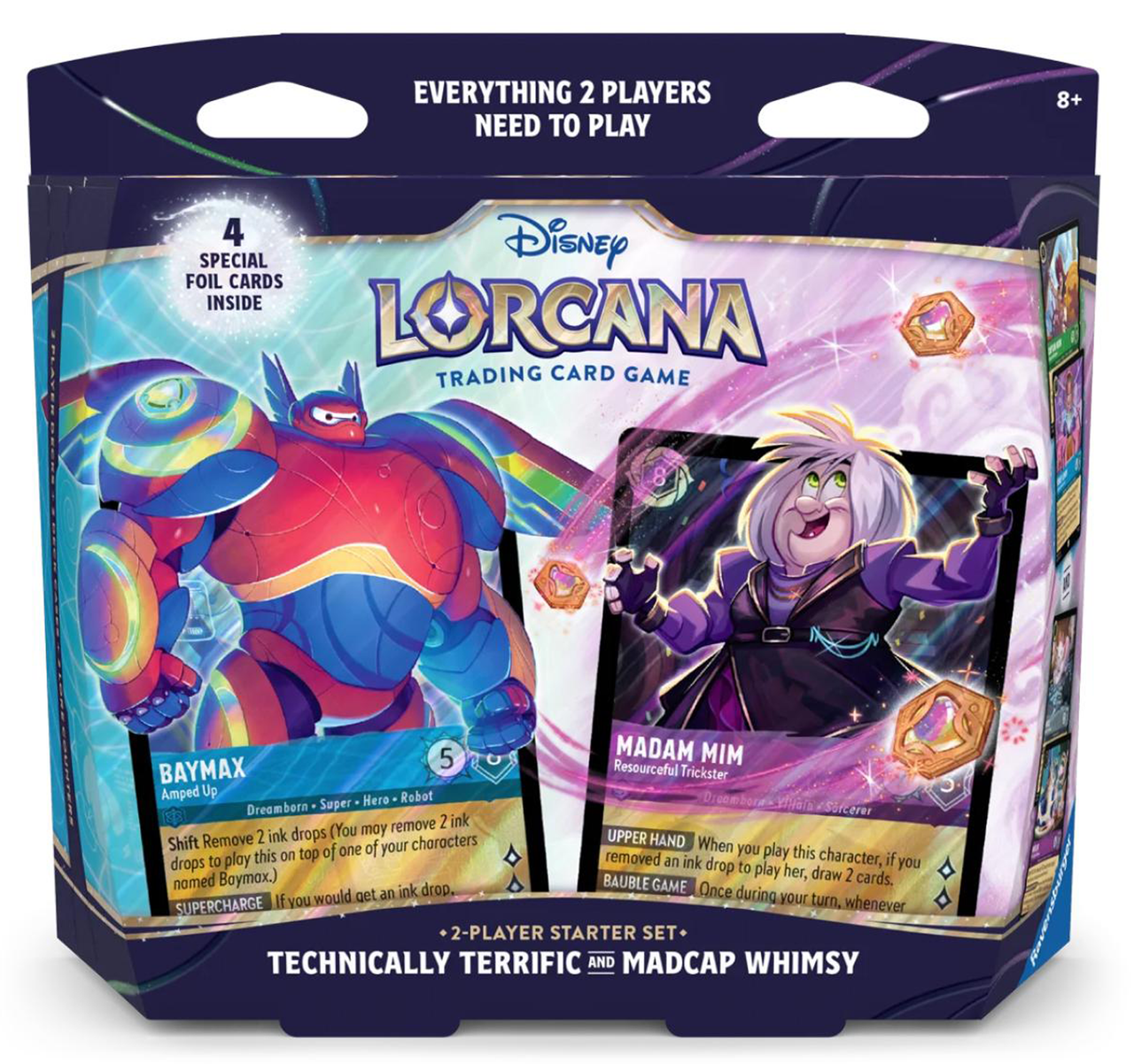 Disney Lorcana 拡張パック 2種セット Disney Lorcana: 2-Player Starter Set – Baymax & Madam Nim | Magic