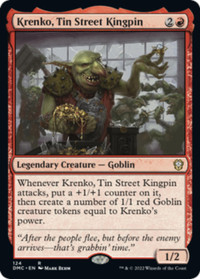 Krenko, Tin Street Kingpin Dominaria United Commander