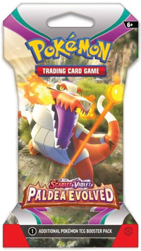 Scarlet and Violet Paldea Evolved Booster Pack (Cardboard Packaging)