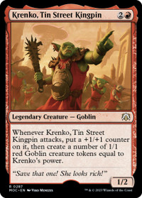 Krenko, Tin Street Kingpin March of the Machine Commander