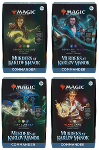 Murders at Karlov Manor Commander Deck Set of 4