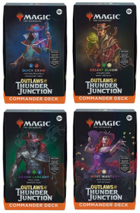 Outlaws of Thunder Junction Commander Deck Set of 4