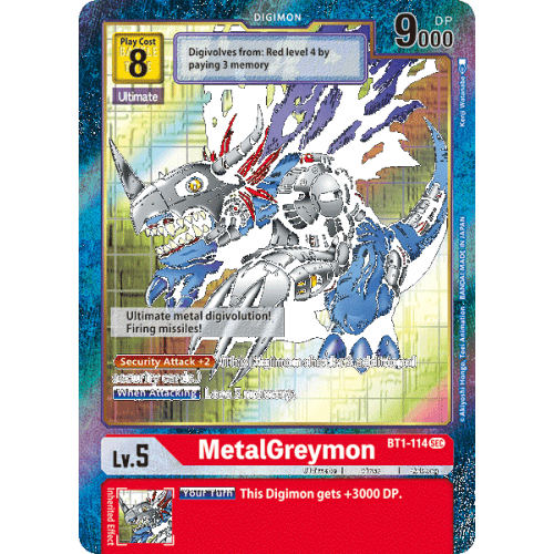 BT1-114 MetalGreymon (Alt Art)