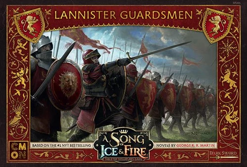 A Song of Ice & Fire Tabletop Miniatures Game - Lannister Guardsmen