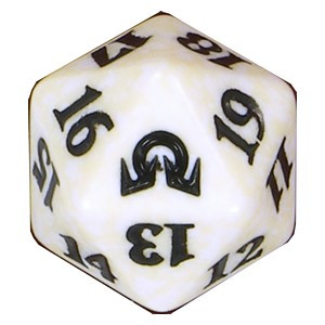 Magic Shadows over Innistrad Spindown Dice - White