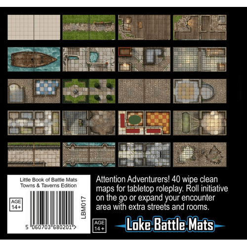 Little Book of Battle Mats - Towns & Taverns