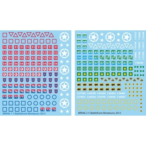 Flames of War - British - Late War Decals