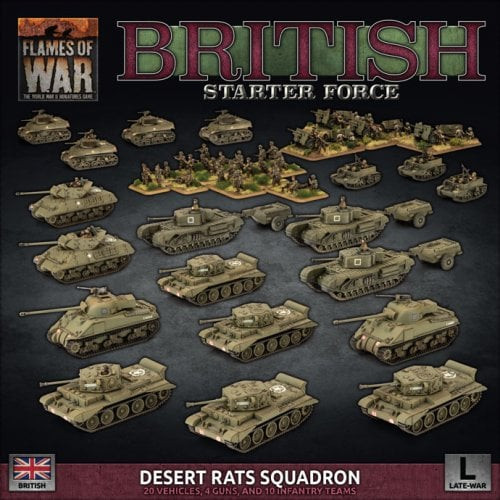 Flames of War - British - British Starter Force: Desert Rats Squadron