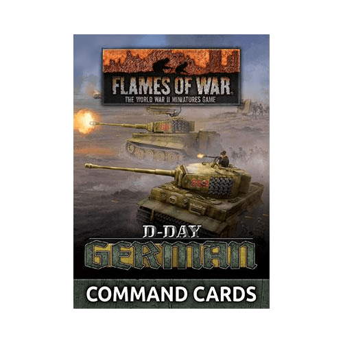 Flames of War - D-Day - German Command Cards