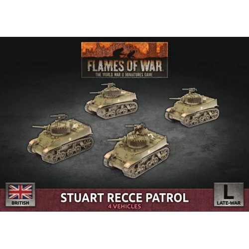 Flames of War - D-Day: British - Stuart Recce Patrol (Plastic)