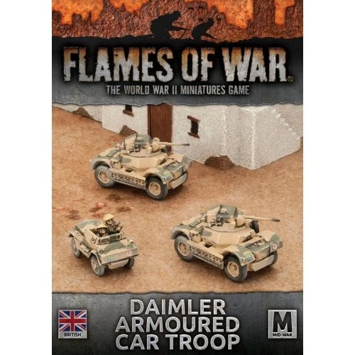 Flames of War - Armoured Fist:  British - Daimler Armoured Car Troop