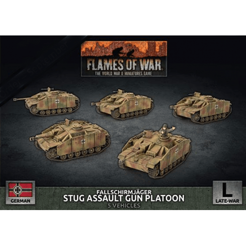 Flames of War - Germans - Fallschirmjager - StuG Assault Gun Platoon