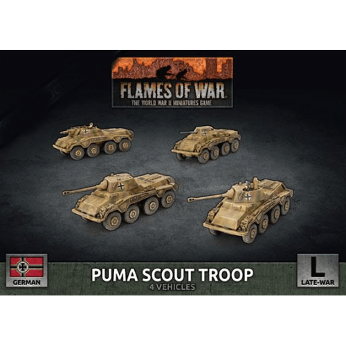 Flames of War - Germans - Puma Scout Troop