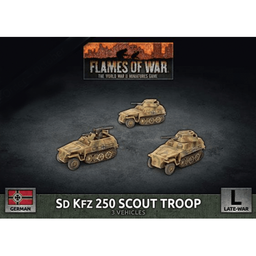 Flames of War - Germans - Sd Kfz 250 Scout Troop