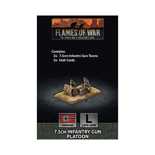 Flames of War - Germans - 7.5cm Infantry Gun Platoon