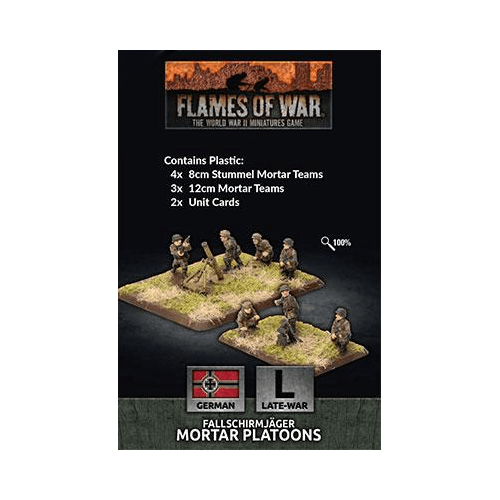 Flames of War - Germans - Fallschirmjager Mortar Platoon