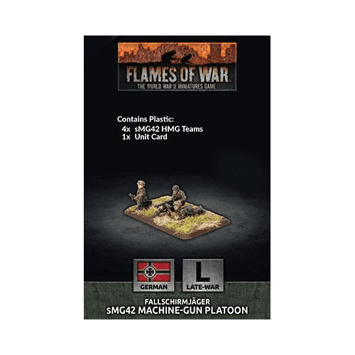 Flames of War - Germans - Fallschirmjager HMG Platoon