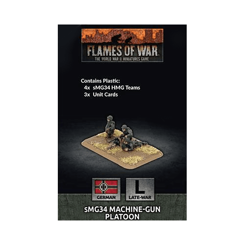 Flames of War - Germans - sMG34 Machine-Gun Platoon