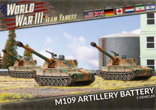 World War III: Team Yankee - M109 Field Artillery Battery (x3 Plastic)