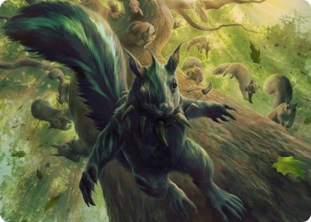 Modern Horizons 2 Art Card: Chatterfang, Squirrel General (#68)