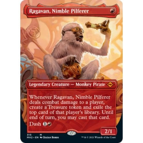 Ragavan, Nimble Pilferer (Borderless Art)