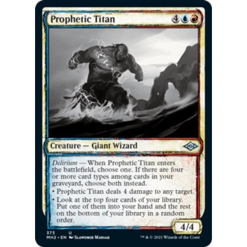 Prophetic Titan (Showcase Sketch Frame)