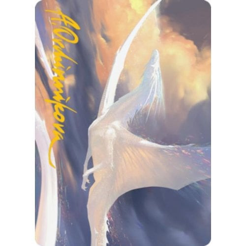 Modern Horizons 2 Art Card: Timeless Dragon (Gold Signature)