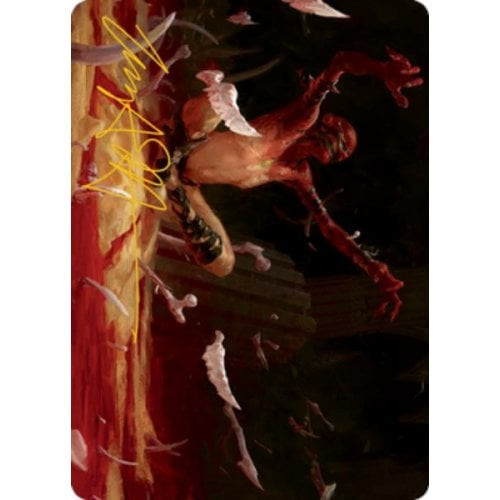 Modern Horizons 2 Art Card: Bone Shards (Gold Signature)