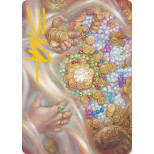 Modern Horizons 2 Art Card: Strike It Rich (Gold Signature)