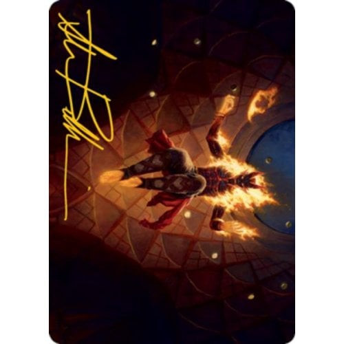 Modern Horizons 2 Art Card: Yusri, Fortune's Flame (Gold Signature)