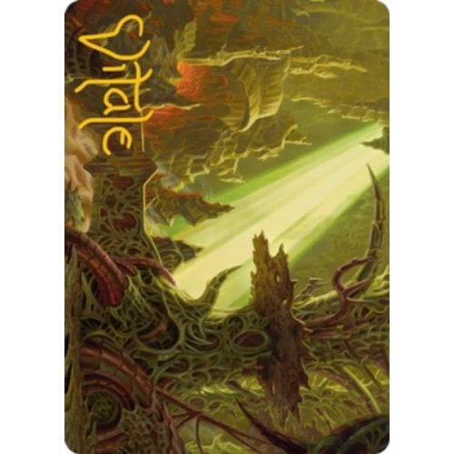 Modern Horizons 2 Art Card: Darkmoss Bridge (Gold Signature)