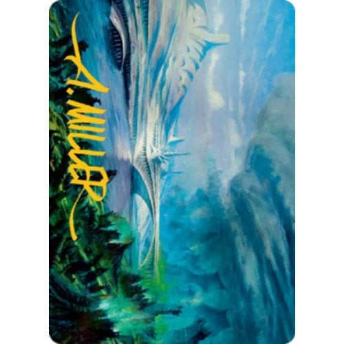 Modern Horizons 2 Art Card: Goldmire Bridge (Gold Signature)