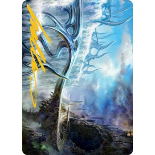 Modern Horizons 2 Art Card: Mistvault Bridge (Gold Signature) | Modern Horizons 2