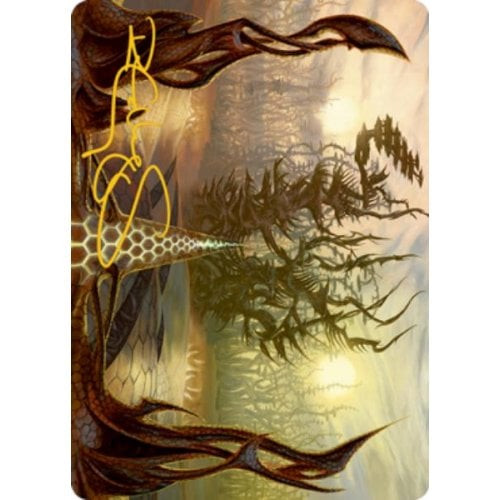 Modern Horizons 2 Art Card: Thornglint Bridge (Gold Signature)