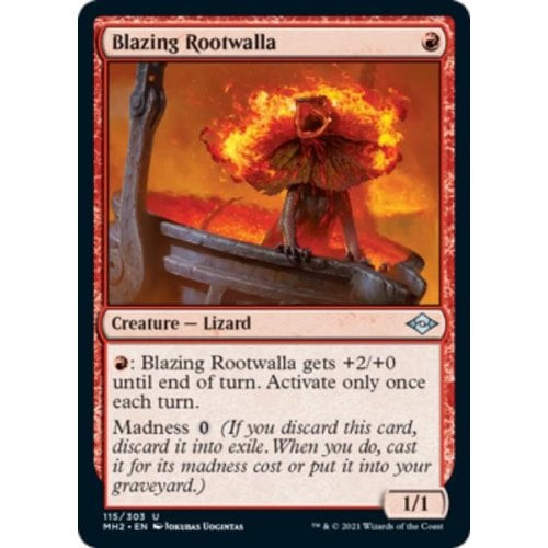 Blazing Rootwalla (foil)