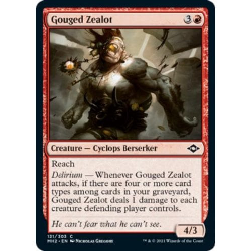 Gouged Zealot (foil)