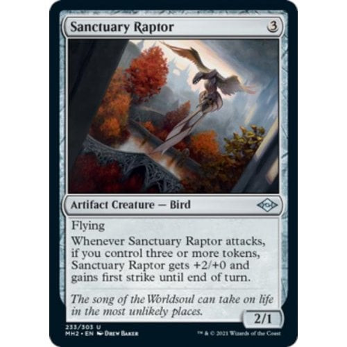 Sanctuary Raptor (foil) | Modern Horizons 2