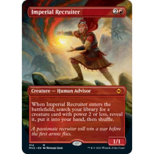 Imperial Recruiter (Borderless Art) (foil) | Modern Horizons 2