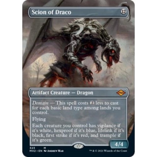 Scion of Draco (Borderless Art) (foil)