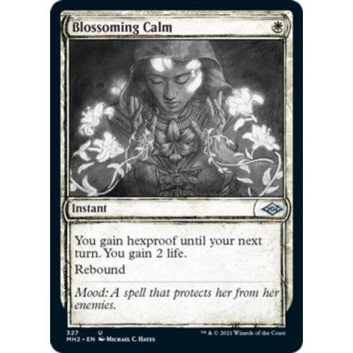 Blossoming Calm (Showcase Sketch Frame) (foil)