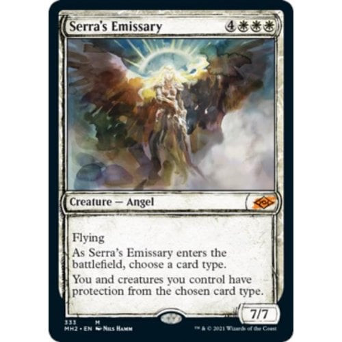 Serra's Emissary (Showcase Sketch Frame) (foil) | Modern Horizons 2