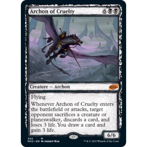 Archon of Cruelty (Showcase Sketch Frame) (foil)
