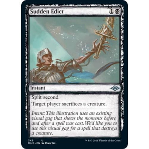 Sudden Edict (Showcase Sketch Frame) (foil)