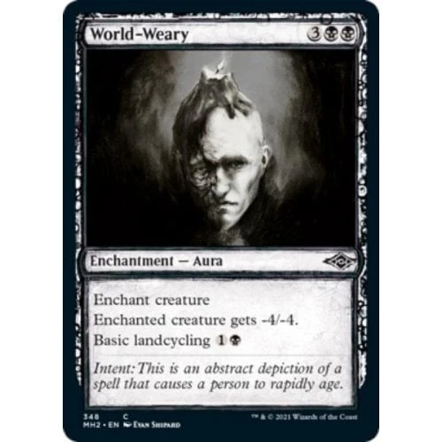 World-Weary (Showcase Sketch Frame) (foil)