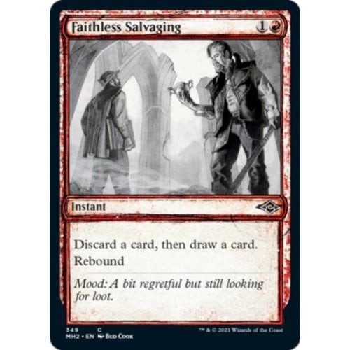 Faithless Salvaging (Showcase Sketch Frame) (foil) | Modern Horizons 2