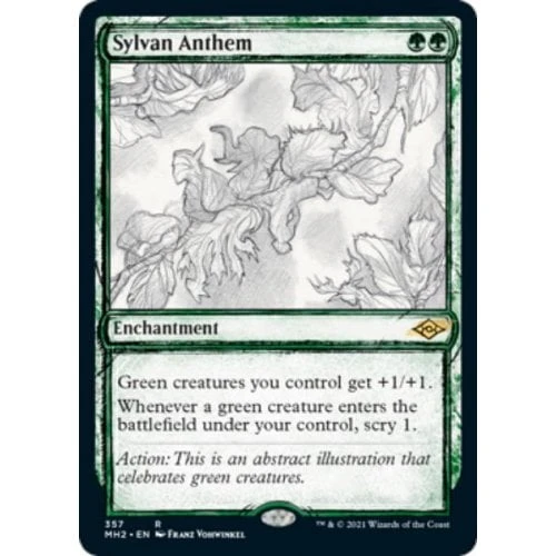 Sylvan Anthem (Showcase Sketch Frame) (foil)