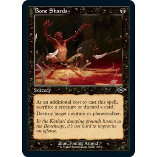 Bone Shards (Retro Frame) (foil)