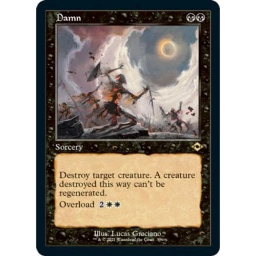 Damn (Retro Frame) (foil)