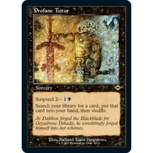 Profane Tutor (Retro Frame) (foil)